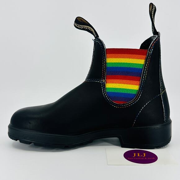 Blundstone 2105 Rainbow Black Leather Chelsea Boots Size 3.5 UK/ 6.5 US Women's - Picture 7 of 11